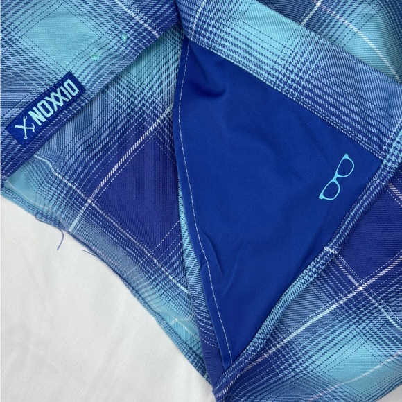 DIXXON Blue and White Plaid Shirt - Picture 5 of 8